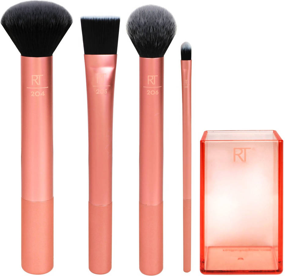 Real Techniques Flawless base set de 4 brochas para maquillaje pincel