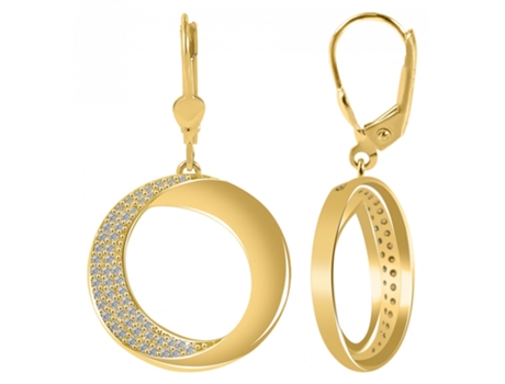 Joyas Oro 8K – Pendientes de Aro en Oro con Circonitas Emmelie