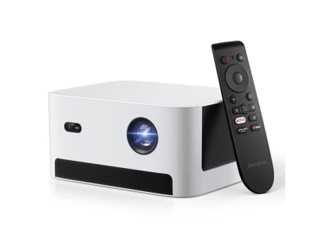 Proyector de vídeo preinstalado 540 lúmenes ISO 1080P Altavoces duales Dolby Audio Enfoque automático Blanco DANGBEI Neo Dlp Netflix