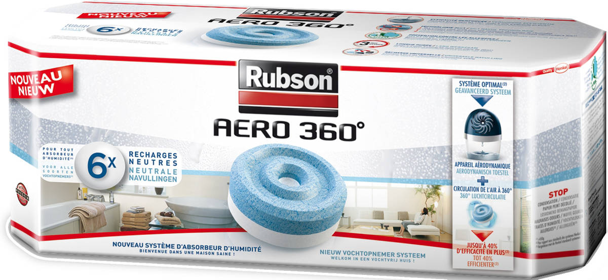 Deshumidificador RUBSON AERO 360°