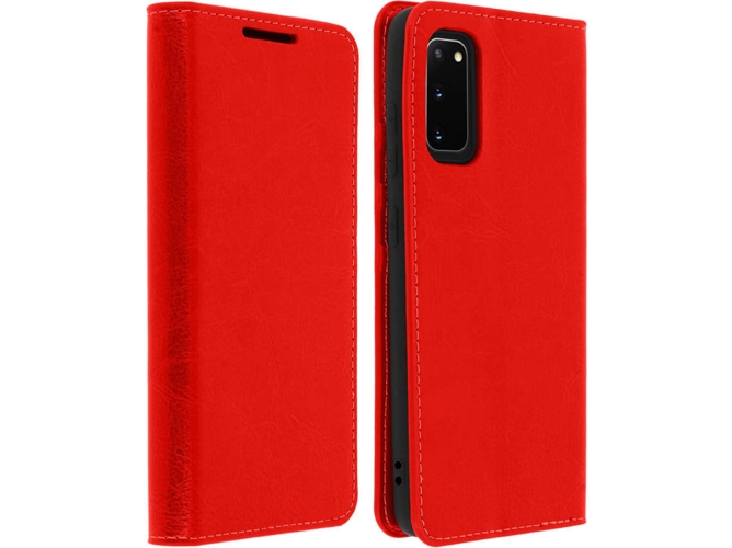 Funda Samsung Galaxy S20 AVIZAR Piel Rojo