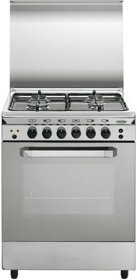 Cocina GLEMGAS UN55IN (Gas Butano-Propano - Inox)