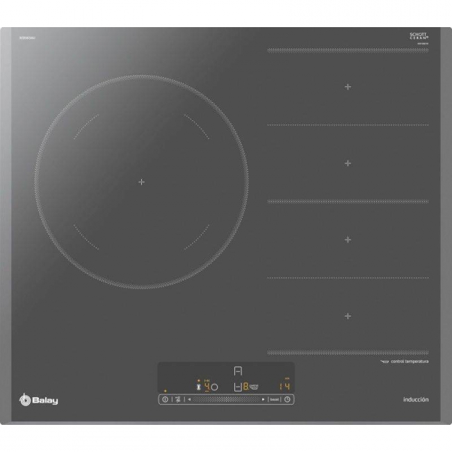 Placa Flex de Inducción BALAY 3EB969AU (Eléctrica - 59.2 cm - Gris)