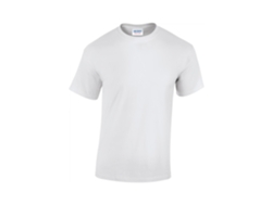 Camiseta para Hombre GILDAN (M - Algodón - Blanco)