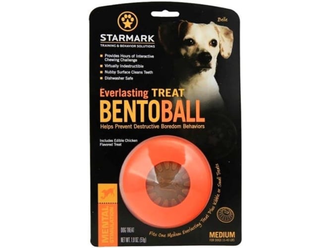 Pelota para Perros para Perro STARMARK Everlasting Bento Ball (Medio)