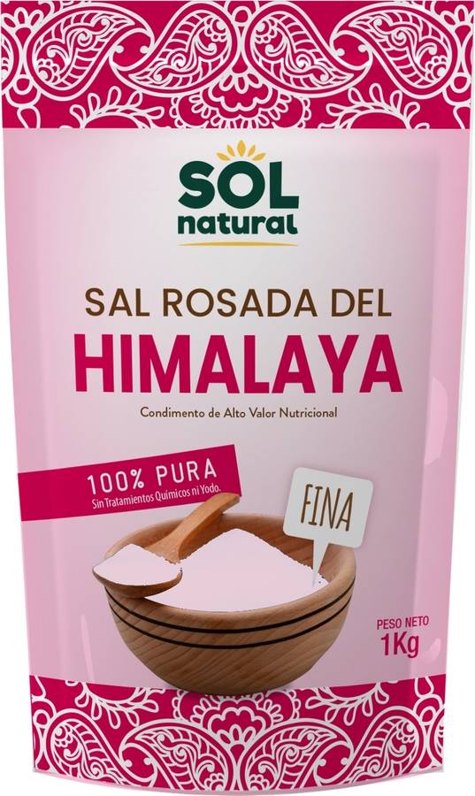 Sal Del Himalaya Fina Rosa SOL NATURAL (1 kg)