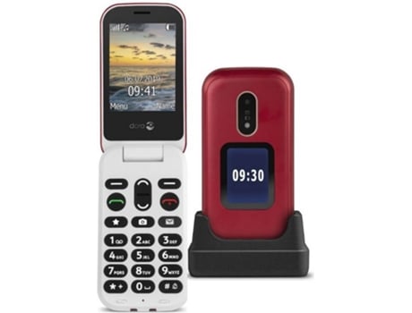 Teléfono Senior DORO 6060 (2.8'' - 4 GB - Rojo)