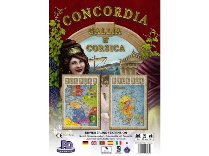 Juego De Mesa ediciones mas que oca concordia exp. galia y corisca libro korsyka