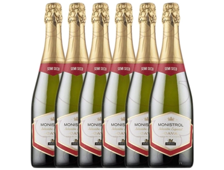 Espumante MARQUÉS DE MONISTROL Marqués De Monistrol Selecció Especial Meio Seco Cava Reserva (0.75 L - 6 unidades)