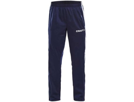 Pantalones para Hombre CRAFT Pro Control Azul para Fútbol (122 - 128 cm)