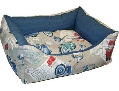 Cama para Perros GLOBAL Avispas (Azul - 50x40x20cm - TNT)