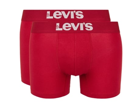 Boxers LEVI'S Hombre (Algodón - Rojo - S)