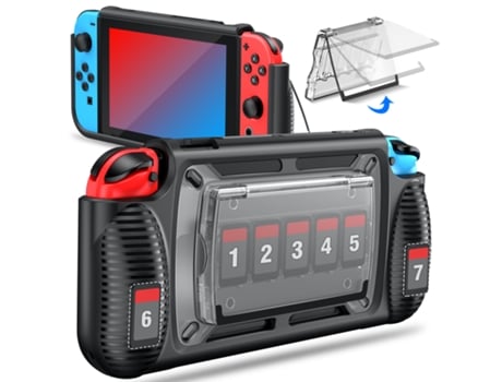 Carcasa Ay-ay-alin640 (Nintendo Switch - Negro)