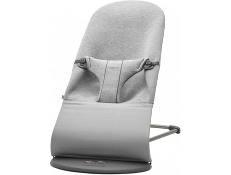 Hamaca Bliss BABYBJÖRN 3D Jersey Light Grey con Estructura Gris Oscuro