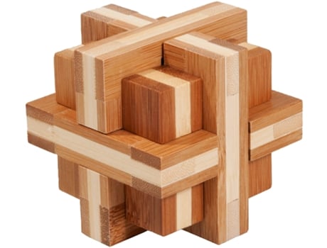 Puzzle FRIDOLIN (Madera - Marrón - 9 x 9 x 9 cm)