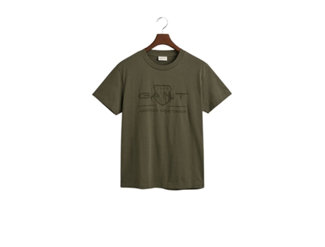 Camiseta GANT Tonal Shield Verde (S)