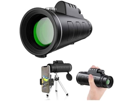 Prismáticos de Visión Nocturna para Adultos con Tarjeta TF de 32GB 7X HD Digital con Zoom Infrarrojo y Cámara de Visión Nocturna - Negro