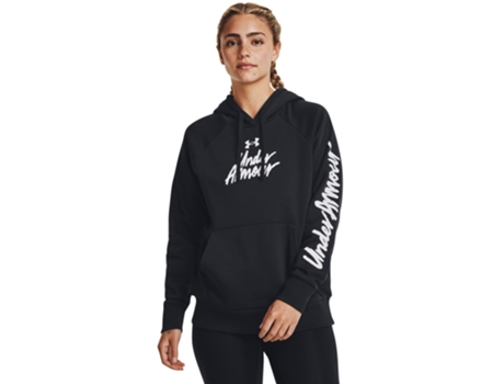 Sudadera con Capucha de Mujer UNDER ARMOUR Rival Graphic Blanco (XL)