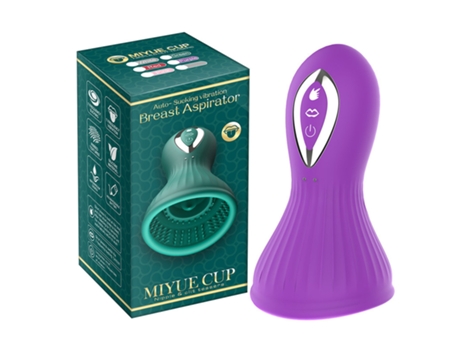 Vibrador a prueba de agua IPX7 con 7 modos de succión y 7 de vibración para mujeres (púrpura) VEANXIN