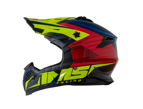 Casco IMS Motocross Sprint 22 UX-20 Rojo Amarillo Néon (XS)