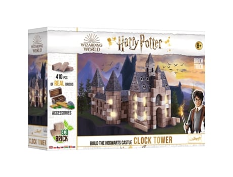 Puzzle TREFL Brick Trick Harry Potter - Clock Tower Rompecabezas de cubos 410 pieza(s) Televisión/películas