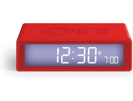 Reloj Despertador LEXON Flip+ (Digital - Rojo)