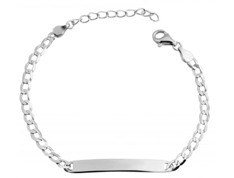 Pulsera en Plata de Ley 925 Siwar Bañada en Rodio