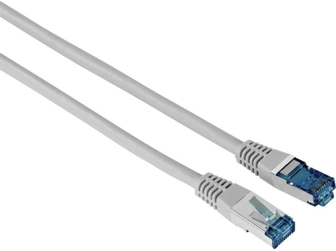 Cable de Red HAMA (RJ45 - 3 m - Gris)