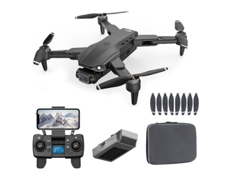 Dron LKC L900 Pro con 2 cámaras 1.2km Alcance 4K 5G 25MIN Max 7.4V 2200mAh - Negro