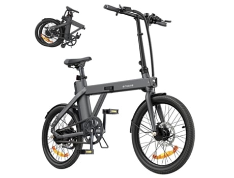 Bicicleta eléctrica ENGWE P20 250W 36V 9.6A 25km/h 100km Frenos de disco hidráulicos Negro