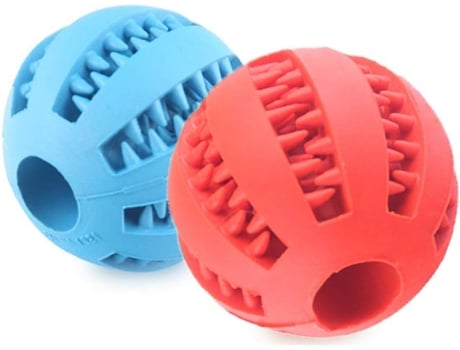 Mascota Interactiva Perro Gato Dientes Limpieza Juguete Pelota Goma Masticar Pelota Entrenamiento Iq ELKUAIE