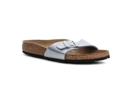 Chanclas BIRKENSTOCK Madrid Fibras Sintéticas (35 - Plateado)