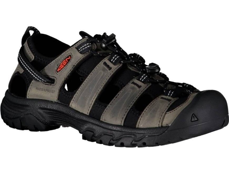 Sandalias KEEN Cuero Hombre (42 - Gris)