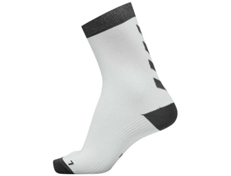 Calcetines para Hombre HUMMEL Element Indoor 2 Pares Blanco para Fútbol (EU 43 - 45)