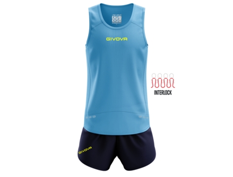 Top Unisex para Running GIVOVA Azul (S)