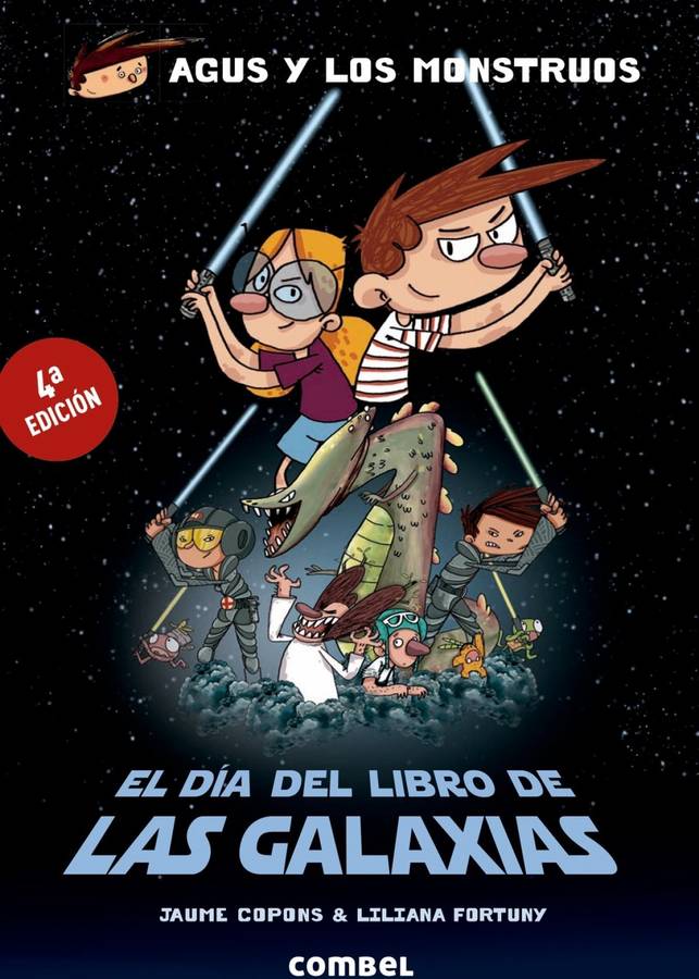 El Del Libro las galaxias agus y los monstruos tapa blanda jaume copons español