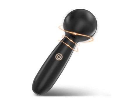 Potente Vibrador de Bala para Mujer Estimulador de Pezón Vibrador de Bala Pequeña con 10 Modos de Vibración Negro BISBISOUS