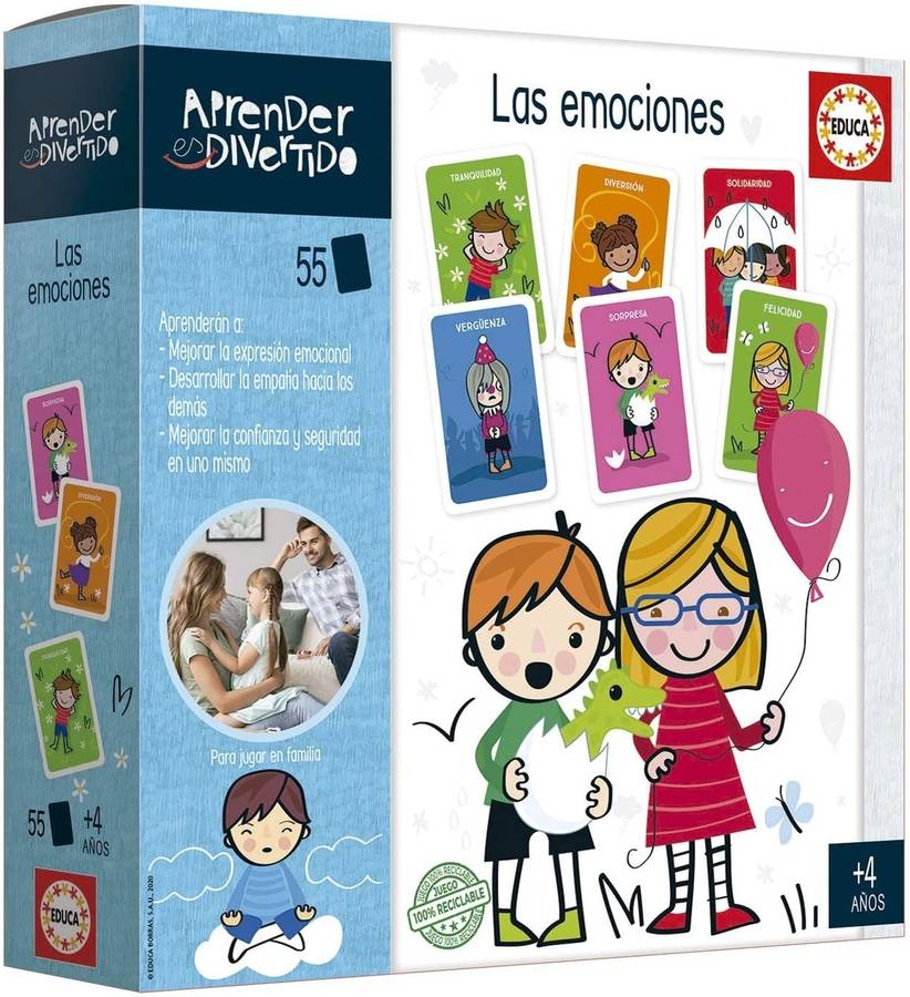 Juego EDUCA BORRAStivo EDUCA BORRAS Las emociones (Edad Mínima: 4)