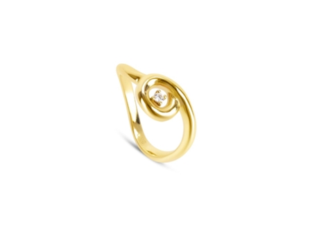 Anillo ONE de oro trenzado con infinito - Talla 6