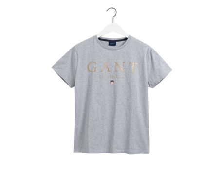 Camiseta de Hombre GANT Multicolor Gris (XL)