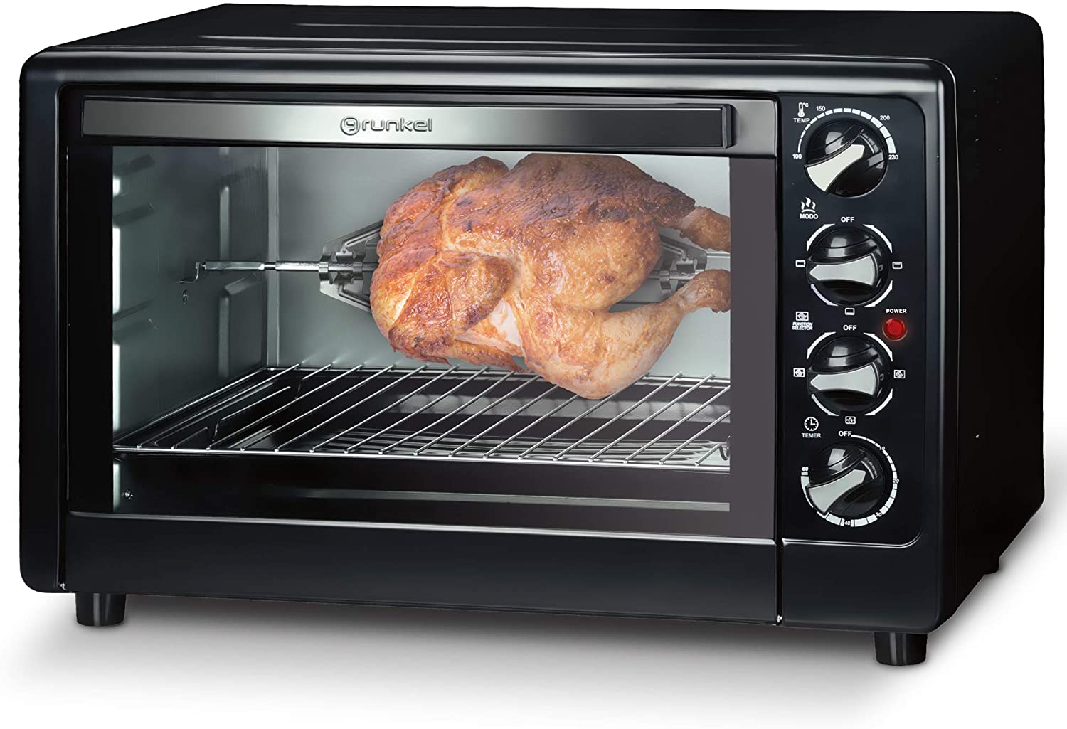 Mini-horno GRUNKEL HR-48RMRUSTI (Capacidad 48 L - 2200 W)