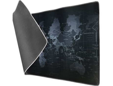 Alfombrilla de Ratón Xl Mouse Pad 900 x 400 x 3 mm World Map Preto