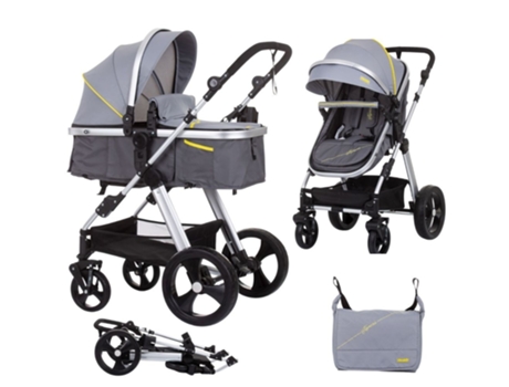 Carrito de Bebé CHIPOLINO Havana Duo Convertible Graphite