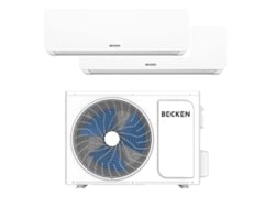 Aire Acondicionado BECKEN BAC8700 (18+24 m² - 9000+12000 BTU - Blanco)