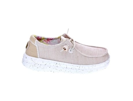 Mocasines de Mujer HEY DUDE Tecido Beige (39)