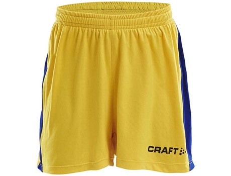 Pantalones para Hombre CRAFT Progress Wb Amarillo para Fútbol (146 - 152 cm)