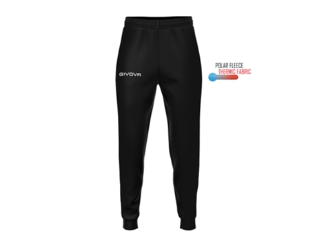 Pantalones de Chándal Unisex GIVOVA (4XL - Negro)