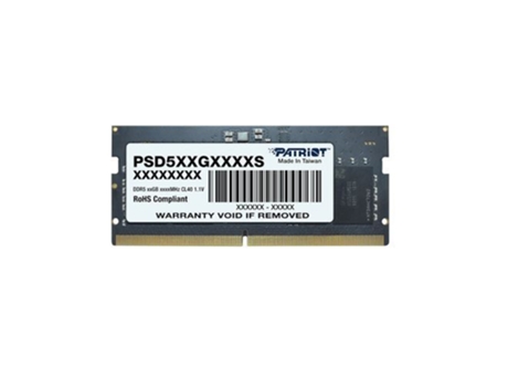 Memória RAM DDR5 PATRIOT MEMORY 70929 (8 GB - 5200 MHz - 42.0)