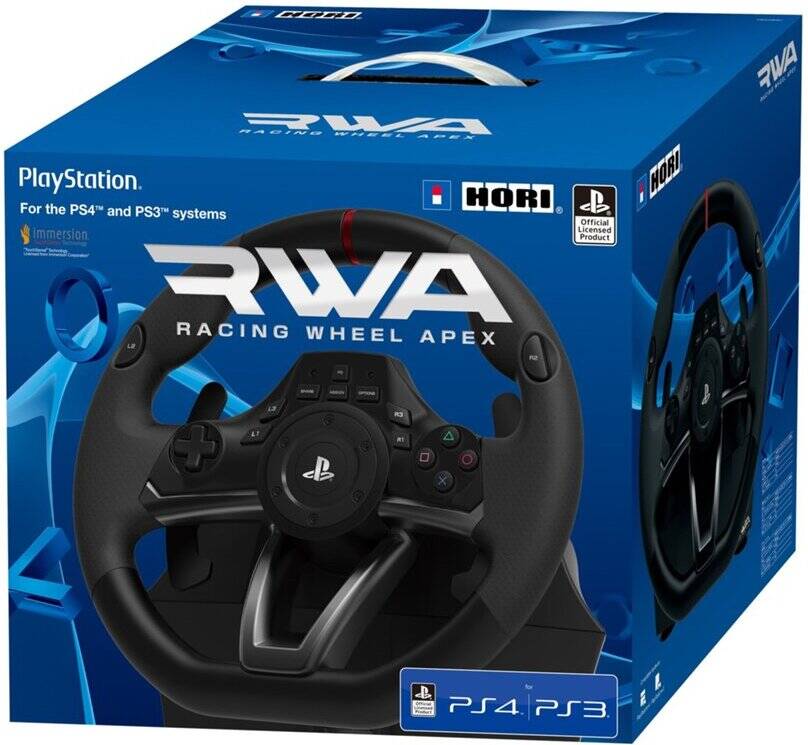 Volante HORI Racing Wheel Apex (PS4 - Negro)