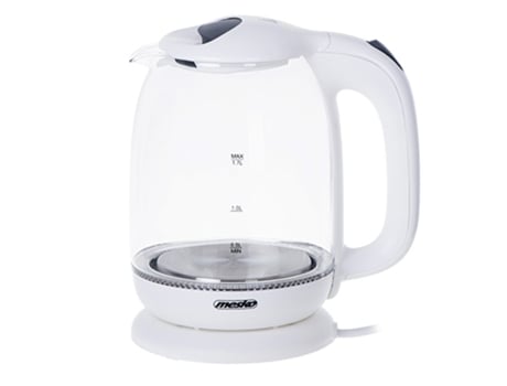 MESKO Ms1302W Hervidor de vidrio 1 7L Blanco